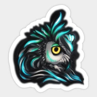 Midnight Owl Sticker